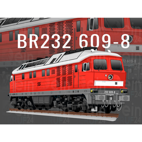 Eisenbahn Poster "BR232"