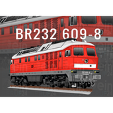 Eisenbahn Poster "BR232"