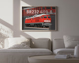 Eisenbahn Poster "BR232"