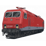 Eisenbahn Aufkleber "BR252"