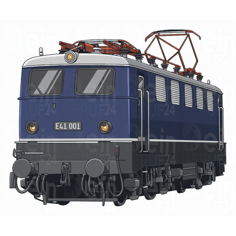 Eisenbahn Aufkleber "E41"
